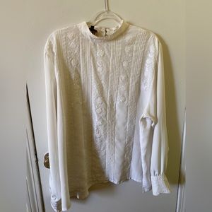 Vintage embroidered blouse